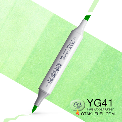 Copic Sketch YG41 Pale Cobalt Green Marker <inline style="float: right; margin-right: 10px; background-color: rgb(180, 220, 183);">&nbsp;&nbsp;&nbsp;&nbsp;&nbsp;&nbsp; </inline>