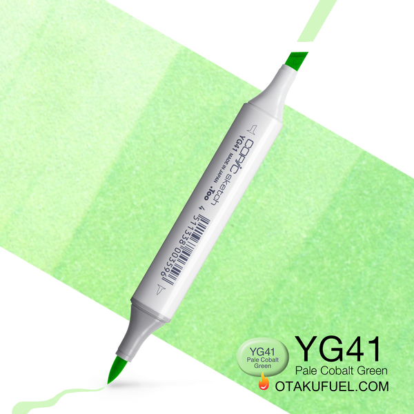 Copic Sketch YG41 Pale Cobalt Green Marker <inline style="float: right; margin-right: 10px; background-color: rgb(180, 220, 183);">&nbsp;&nbsp;&nbsp;&nbsp;&nbsp;&nbsp; </inline>