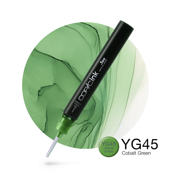 Copic Ink Refill YG45 Cobalt Green <inline style="float: right; margin-right: 10px; background-color: rgb(174, 214, 173);">&nbsp;&nbsp;&nbsp;&nbsp;&nbsp;&nbsp; </inline>