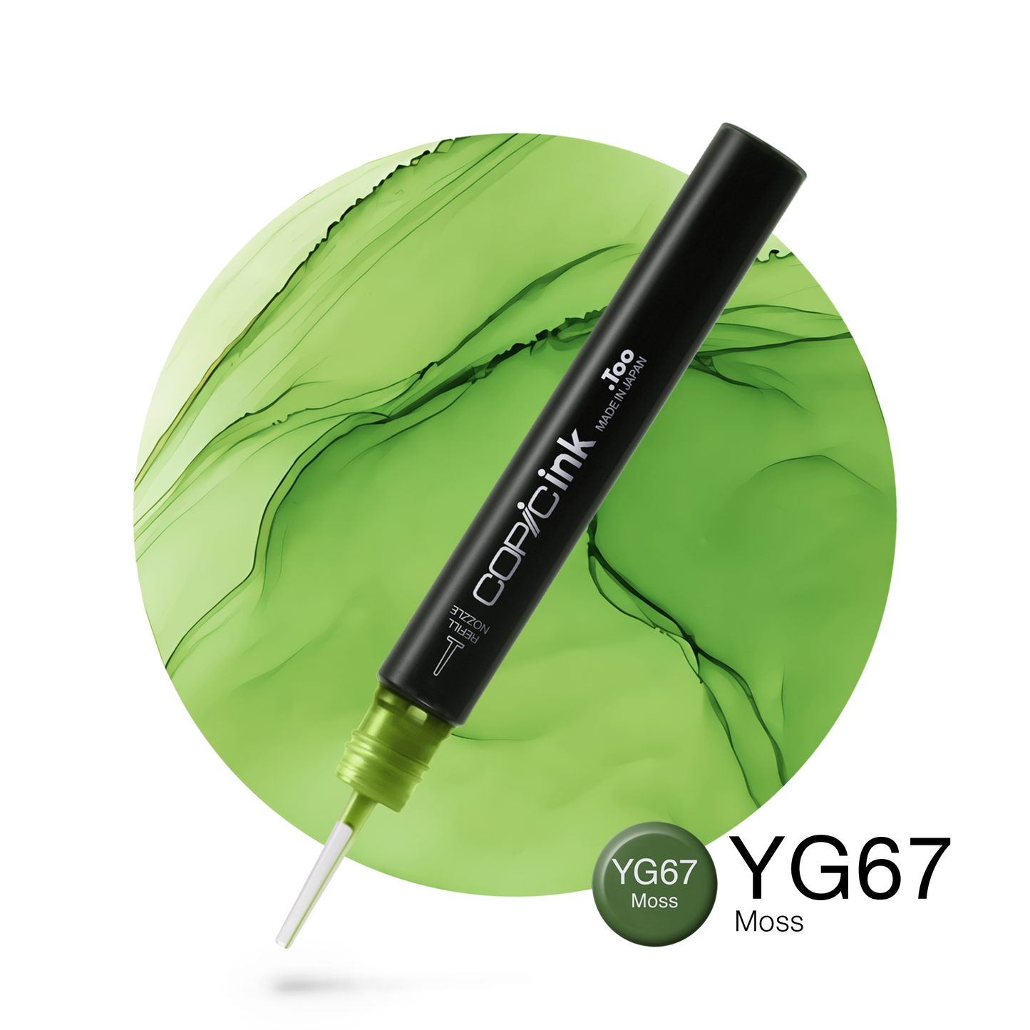 Copic Ink Refill YG67 Moss <inline style="float: right; margin-right: 10px; background-color: rgb(129, 191, 140);">&nbsp;&nbsp;&nbsp;&nbsp;&nbsp;&nbsp; </inline>