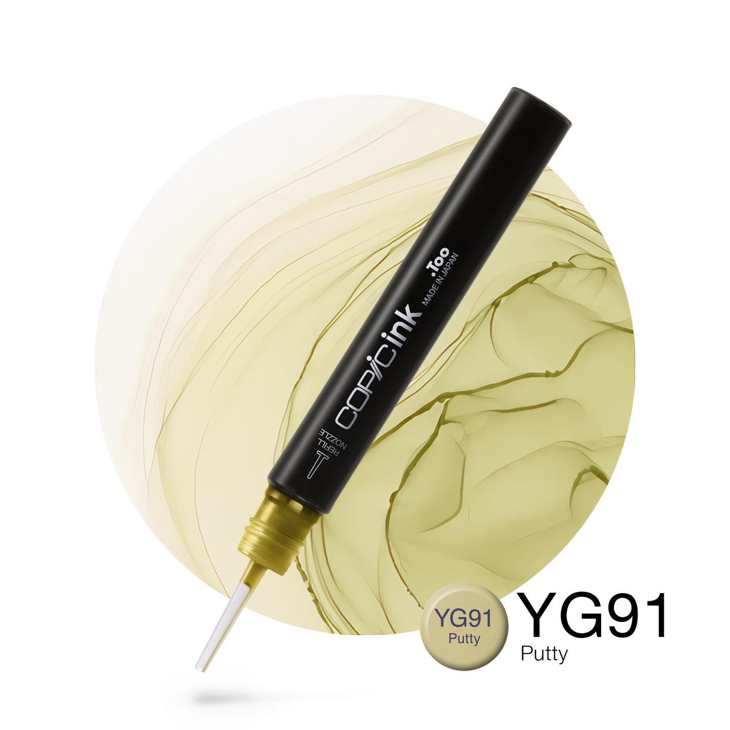 Copic Ink Refill YG91 Putty <inline style="float: right; margin-right: 10px; background-color: rgb(218, 214, 176);">&nbsp;&nbsp;&nbsp;&nbsp;&nbsp;&nbsp; </inline>