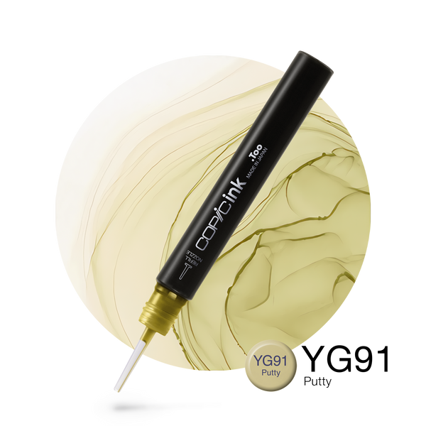 Copic Ink Refill YG91 Putty <inline style="float: right; margin-right: 10px; background-color: rgb(218, 214, 176);">&nbsp;&nbsp;&nbsp;&nbsp;&nbsp;&nbsp; </inline>