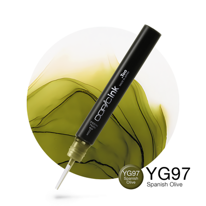 Copic Ink Refill YG97 Spanish Olive <inline style="float: right; margin-right: 10px; background-color: rgb(95, 126, 58);">&nbsp;&nbsp;&nbsp;&nbsp;&nbsp;&nbsp; </inline>