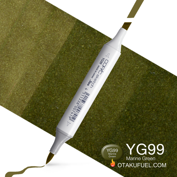 Copic Sketch YG99 Marine Green Marker <inline style="float: right; margin-right: 10px; background-color: rgb(72, 97, 39);">&nbsp;&nbsp;&nbsp;&nbsp;&nbsp;&nbsp; </inline>