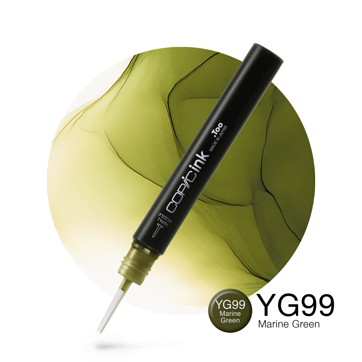 Copic Ink Refill YG99 Marine Green <inline style="float: right; margin-right: 10px; background-color: rgb(72, 97, 39);">&nbsp;&nbsp;&nbsp;&nbsp;&nbsp;&nbsp; </inline>
