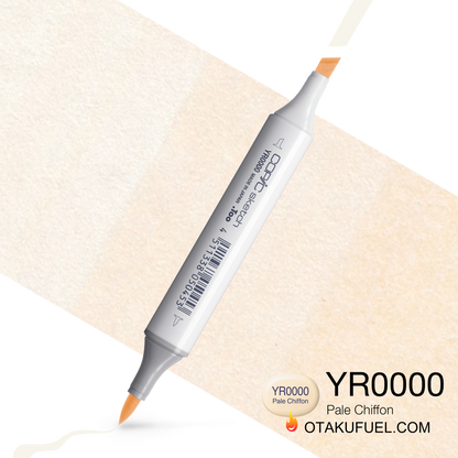 Copic Sketch YR0000 Pale Chiffon Marker <inline style="float: right; margin-right: 10px; background-color: rgb(252, 232, 210);">&nbsp;&nbsp;&nbsp;&nbsp;&nbsp;&nbsp; </inline>