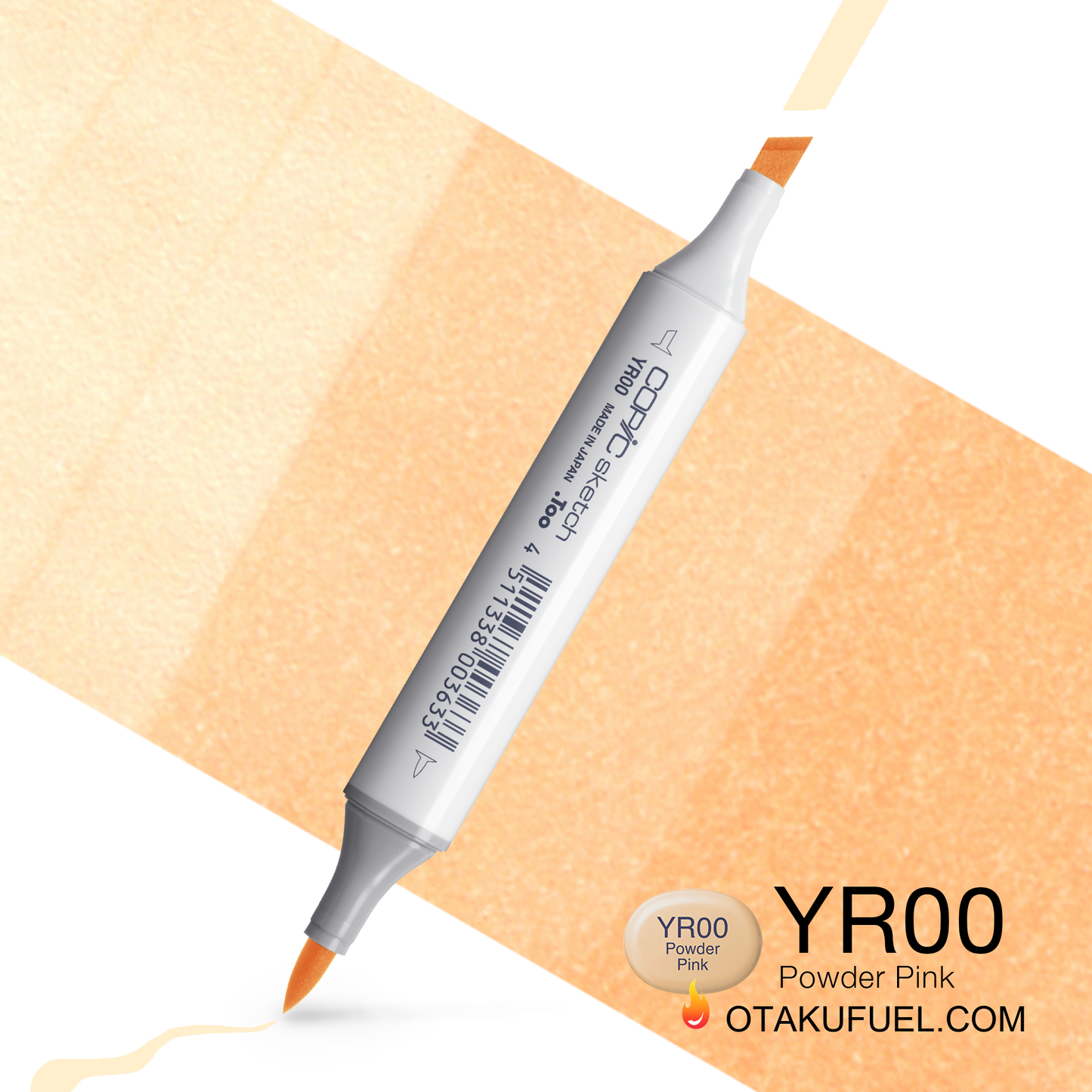 Copic Sketch YR00 Powder Pink Marker <inline style="float: right; margin-right: 10px; background-color: rgb(254, 220, 192);">&nbsp;&nbsp;&nbsp;&nbsp;&nbsp;&nbsp; </inline>