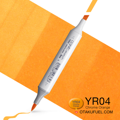 Copic Sketch YR04 Chrome Orange Marker <inline style="float: right; margin-right: 10px; background-color: rgb(255, 196, 106);">&nbsp;&nbsp;&nbsp;&nbsp;&nbsp;&nbsp; </inline>