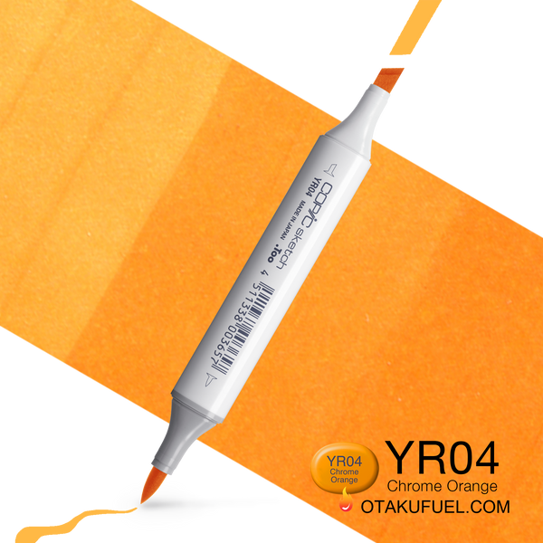 Copic Sketch YR04 Chrome Orange Marker <inline style="float: right; margin-right: 10px; background-color: rgb(255, 196, 106);">&nbsp;&nbsp;&nbsp;&nbsp;&nbsp;&nbsp; </inline>
