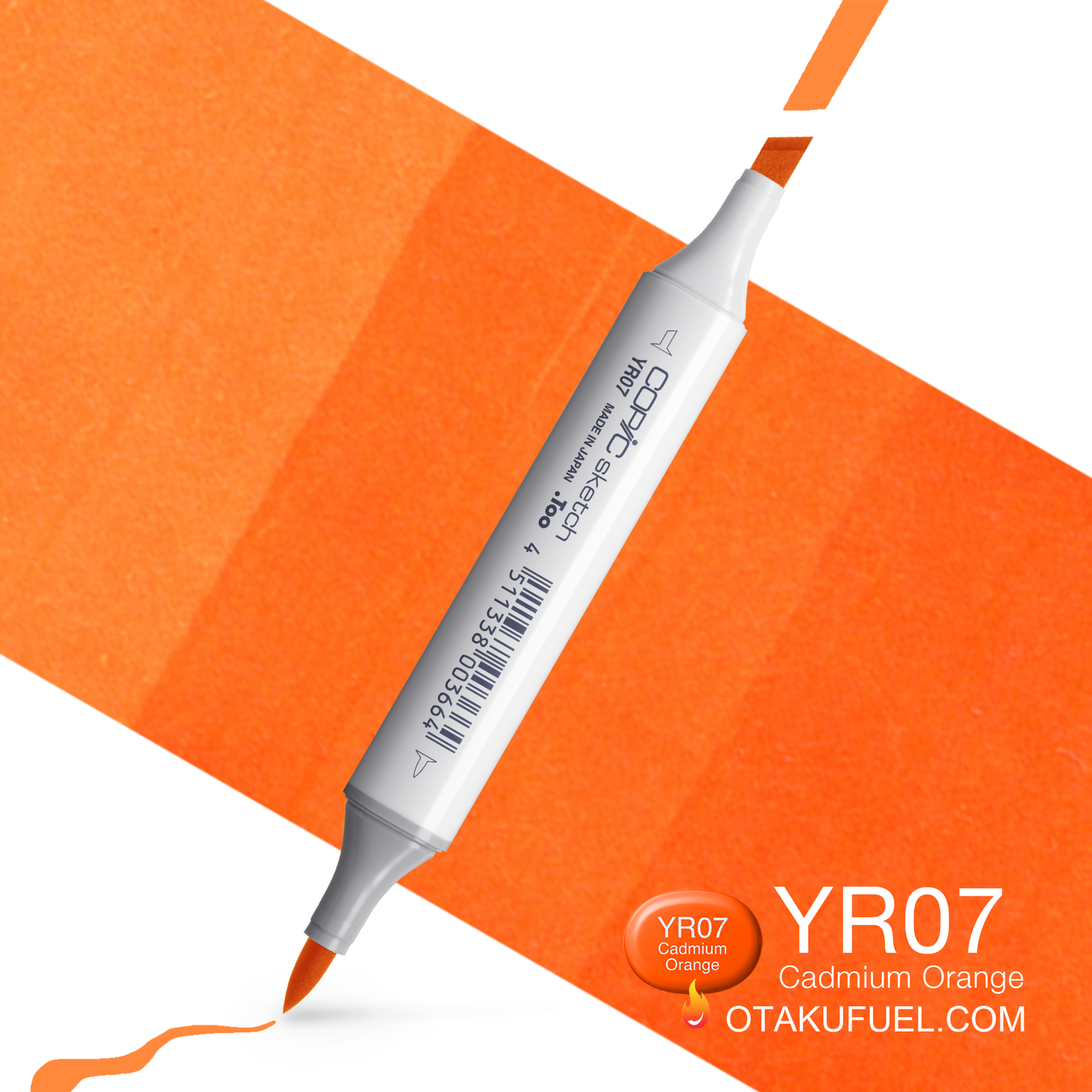 Copic Sketch YR07 Cadmium Orange Marker <inline style="float: right; margin-right: 10px; background-color: rgb(242, 111, 57);">&nbsp;&nbsp;&nbsp;&nbsp;&nbsp;&nbsp; </inline>