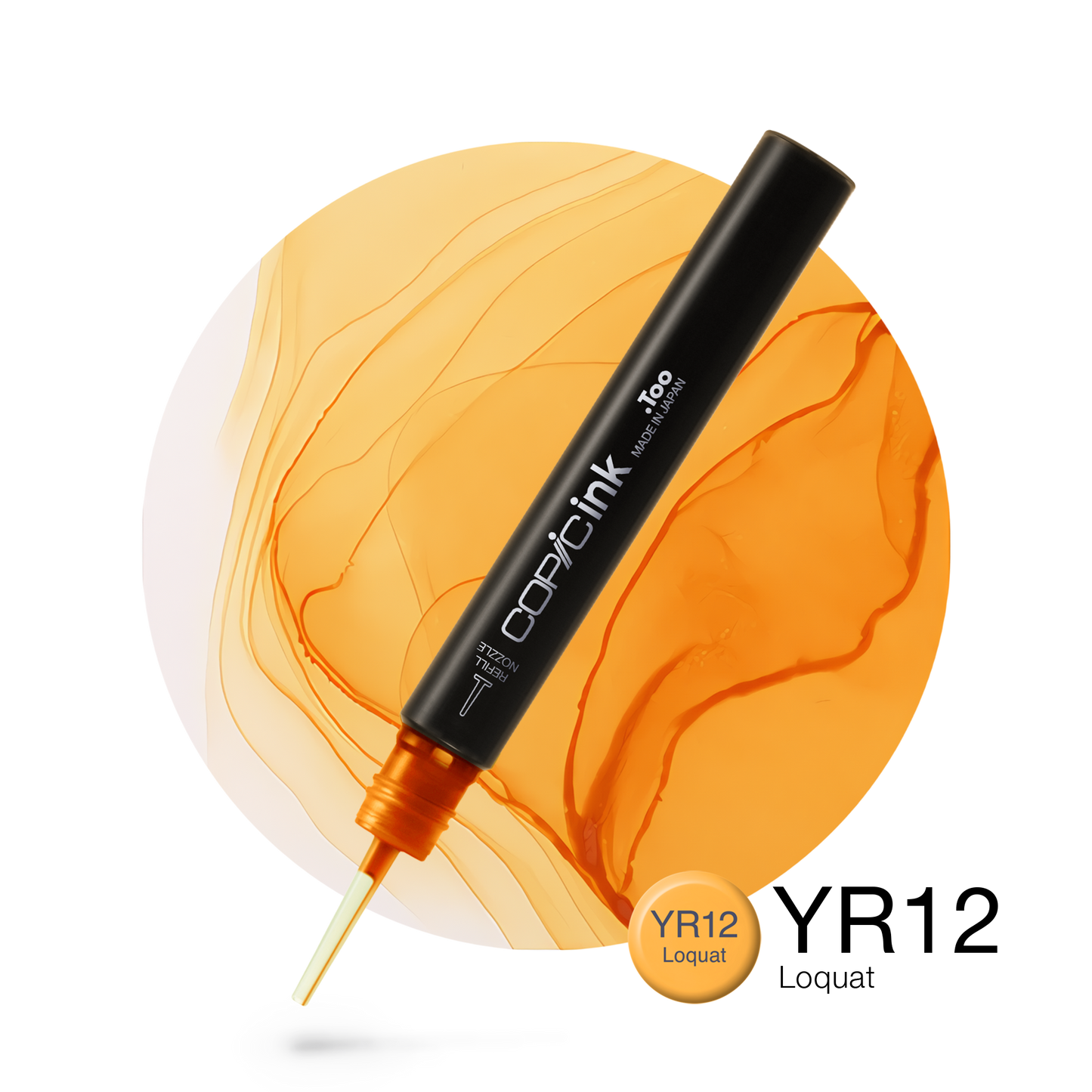 Copic Ink Refill YR12 Loquat <inline style="float: right; margin-right: 10px; background-color: rgb(249, 210, 141);">&nbsp;&nbsp;&nbsp;&nbsp;&nbsp;&nbsp; </inline>