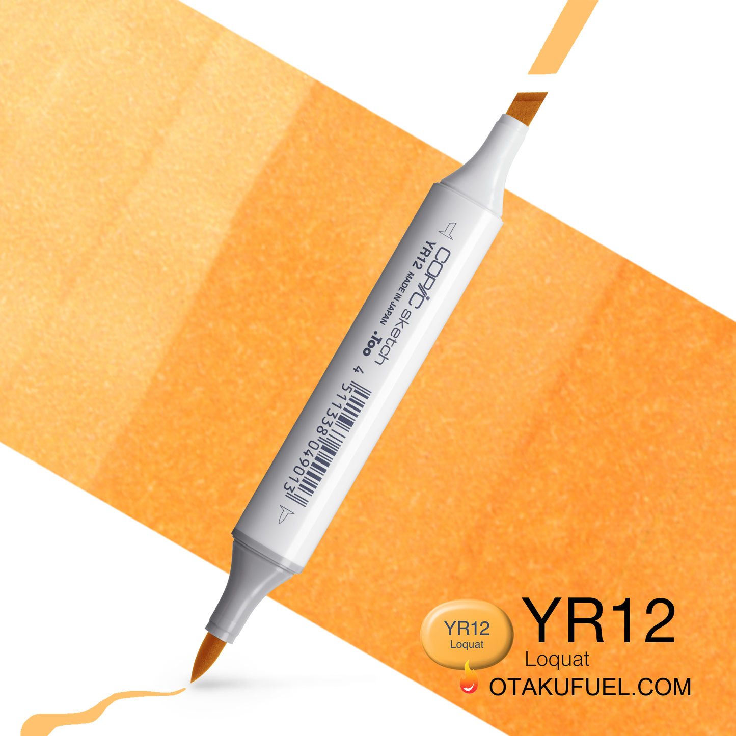 Copic Sketch YR12 Loquat Marker <inline style="float: right; margin-right: 10px; background-color: rgb(249, 210, 141);">&nbsp;&nbsp;&nbsp;&nbsp;&nbsp;&nbsp; </inline>