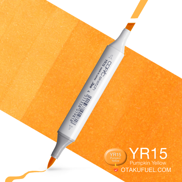 Copic Sketch YR15 Pumpkin Yellow Marker <inline style="float: right; margin-right: 10px; background-color: rgb(249,182,130);">&nbsp;&nbsp;&nbsp;&nbsp;&nbsp;&nbsp; </inline>