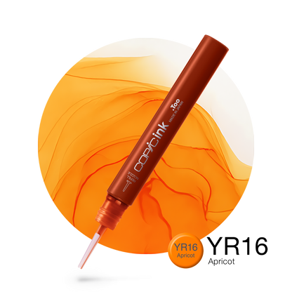 Copic Ink Refill YR16 Apricot <inline style="float: right; margin-right: 10px; background-color: rgb(254, 183, 41);">&nbsp;&nbsp;&nbsp;&nbsp;&nbsp;&nbsp; </inline>