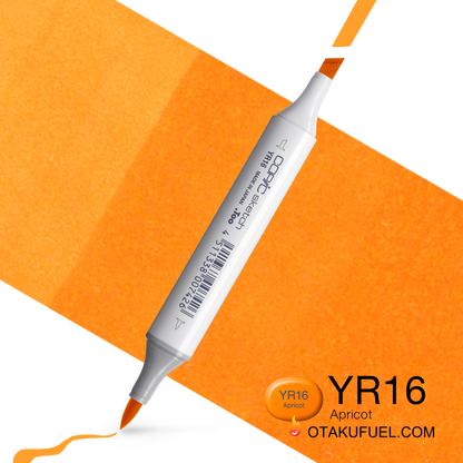 Copic Sketch YR16 Apricot Marker <inline style="float: right; margin-right: 10px; background-color: rgb(254, 183, 41);">&nbsp;&nbsp;&nbsp;&nbsp;&nbsp;&nbsp; </inline>