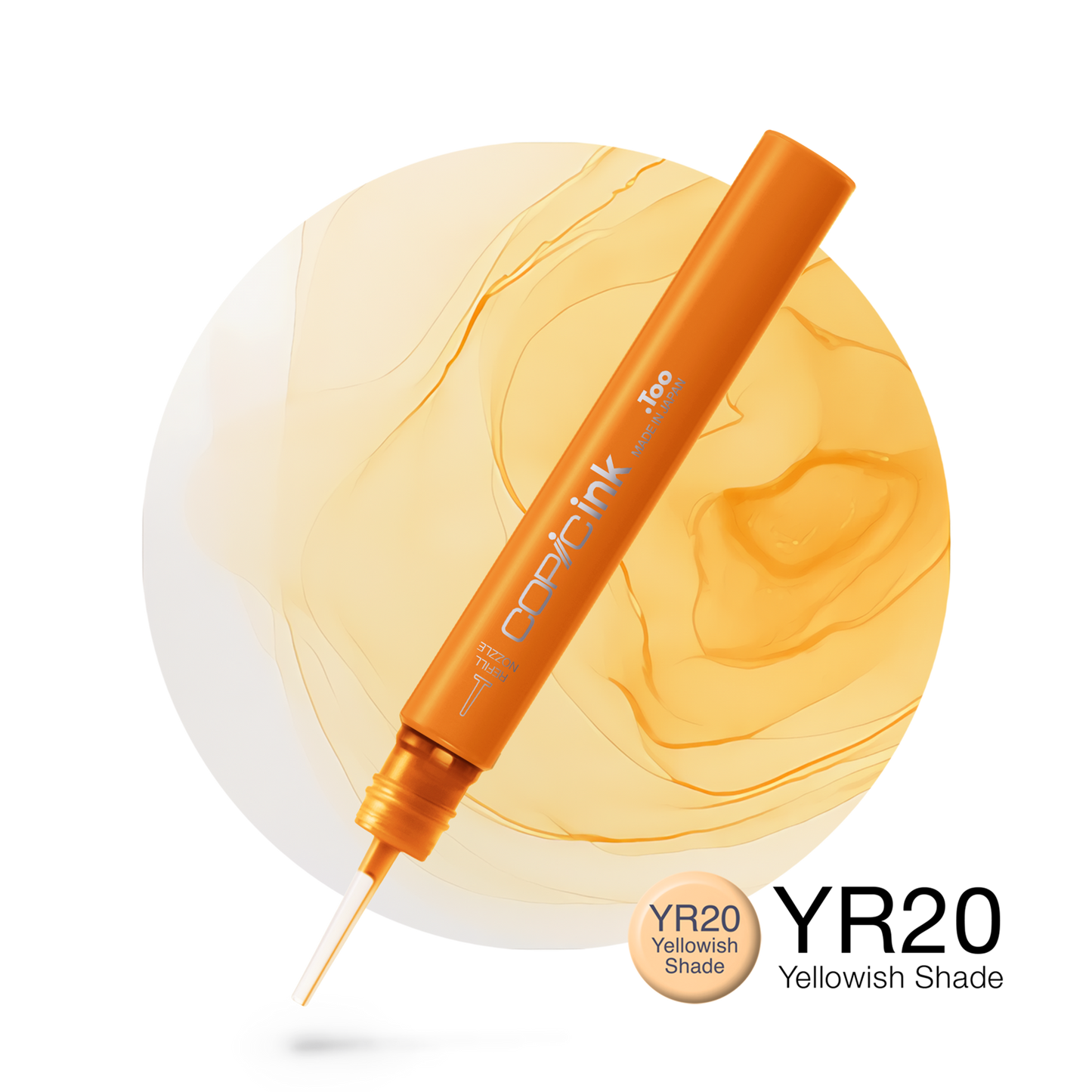 Copic Ink Refill YR20 Yellowish Shade <inline style="float: right; margin-right: 10px; background-color: rgb(255,231,190);">&nbsp;&nbsp;&nbsp;&nbsp;&nbsp;&nbsp; </inline>