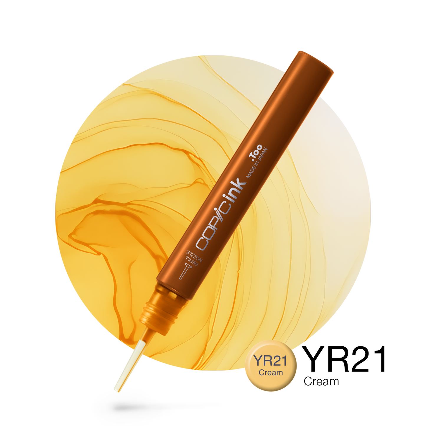 Copic Ink Refill YR21 Cream <inline style="float: right; margin-right: 10px; background-color: rgb(239, 216, 171);">&nbsp;&nbsp;&nbsp;&nbsp;&nbsp;&nbsp; </inline>
