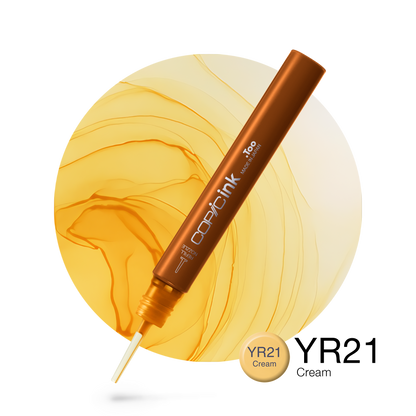 Copic Ink Refill YR21 Cream <inline style="float: right; margin-right: 10px; background-color: rgb(239, 216, 171);">&nbsp;&nbsp;&nbsp;&nbsp;&nbsp;&nbsp; </inline>