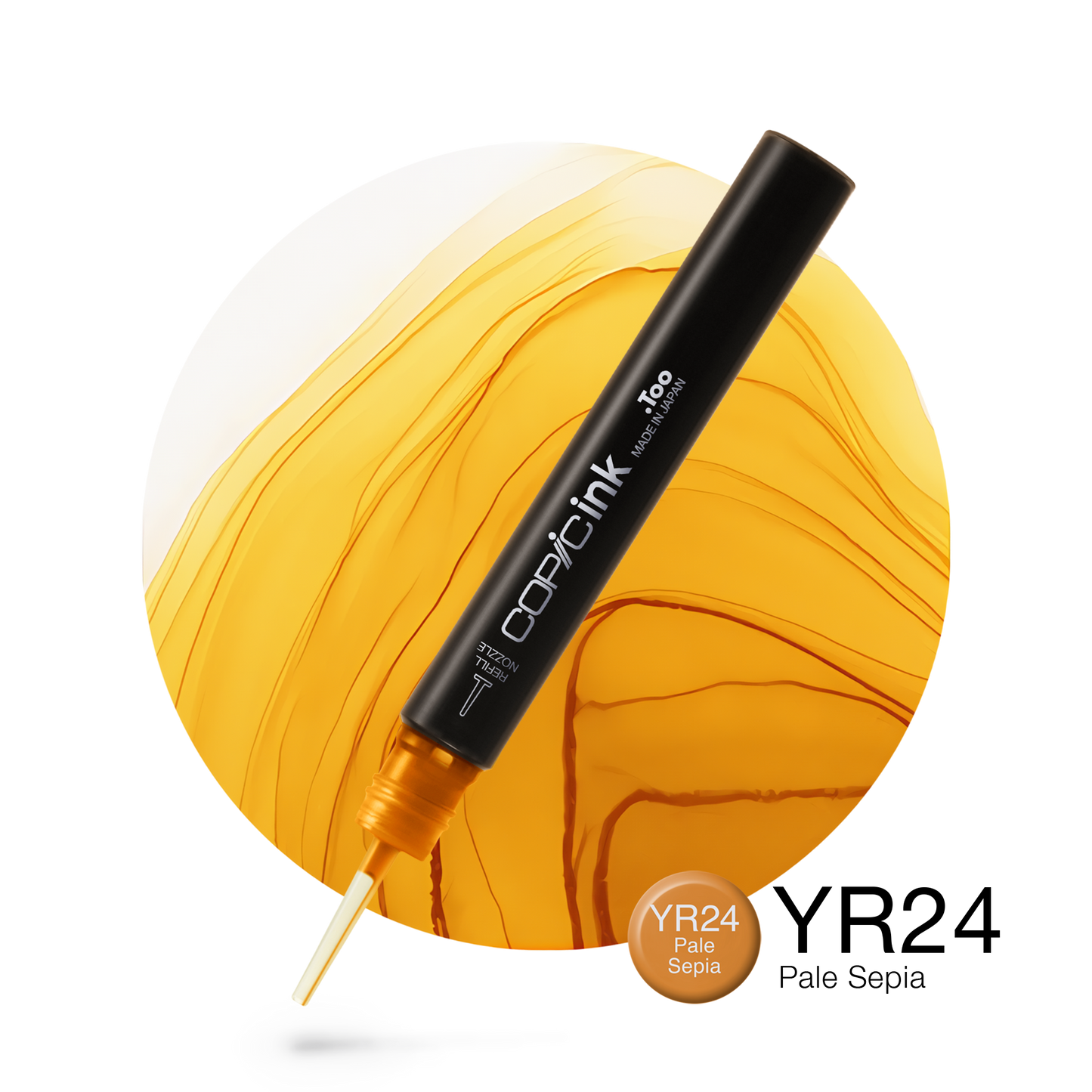 Copic Ink Refill YR24 Pale Sepia <inline style="float: right; margin-right: 10px; background-color: rgb(203, 147, 90);">&nbsp;&nbsp;&nbsp;&nbsp;&nbsp;&nbsp; </inline>