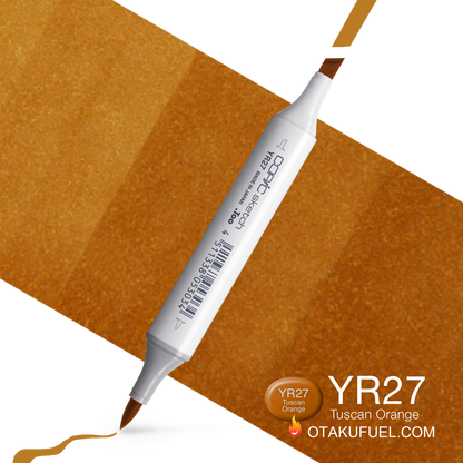 Copic Sketch YR27 Tuscan Orange Marker <inline style="float: right; margin-right: 10px; background-color: rgb(242, 111, 33);">&nbsp;&nbsp;&nbsp;&nbsp;&nbsp;&nbsp; </inline>