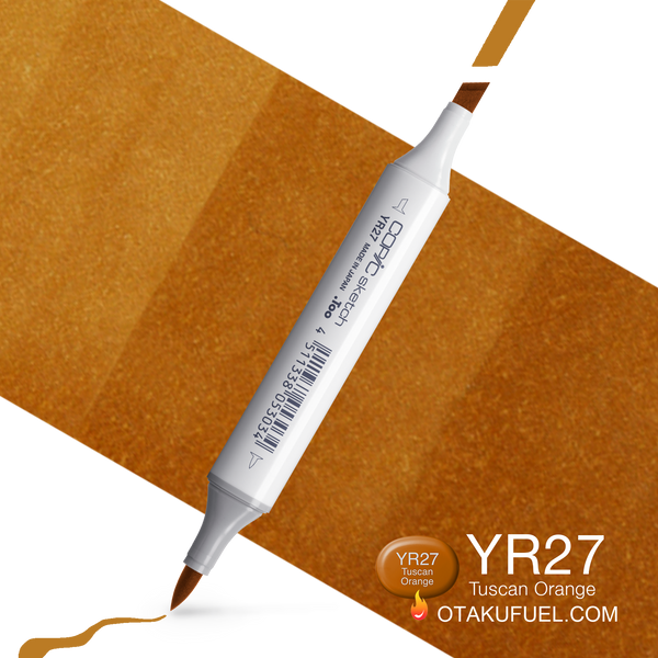 Copic Sketch YR27 Tuscan Orange Marker <inline style="float: right; margin-right: 10px; background-color: rgb(242, 111, 33);">&nbsp;&nbsp;&nbsp;&nbsp;&nbsp;&nbsp; </inline>