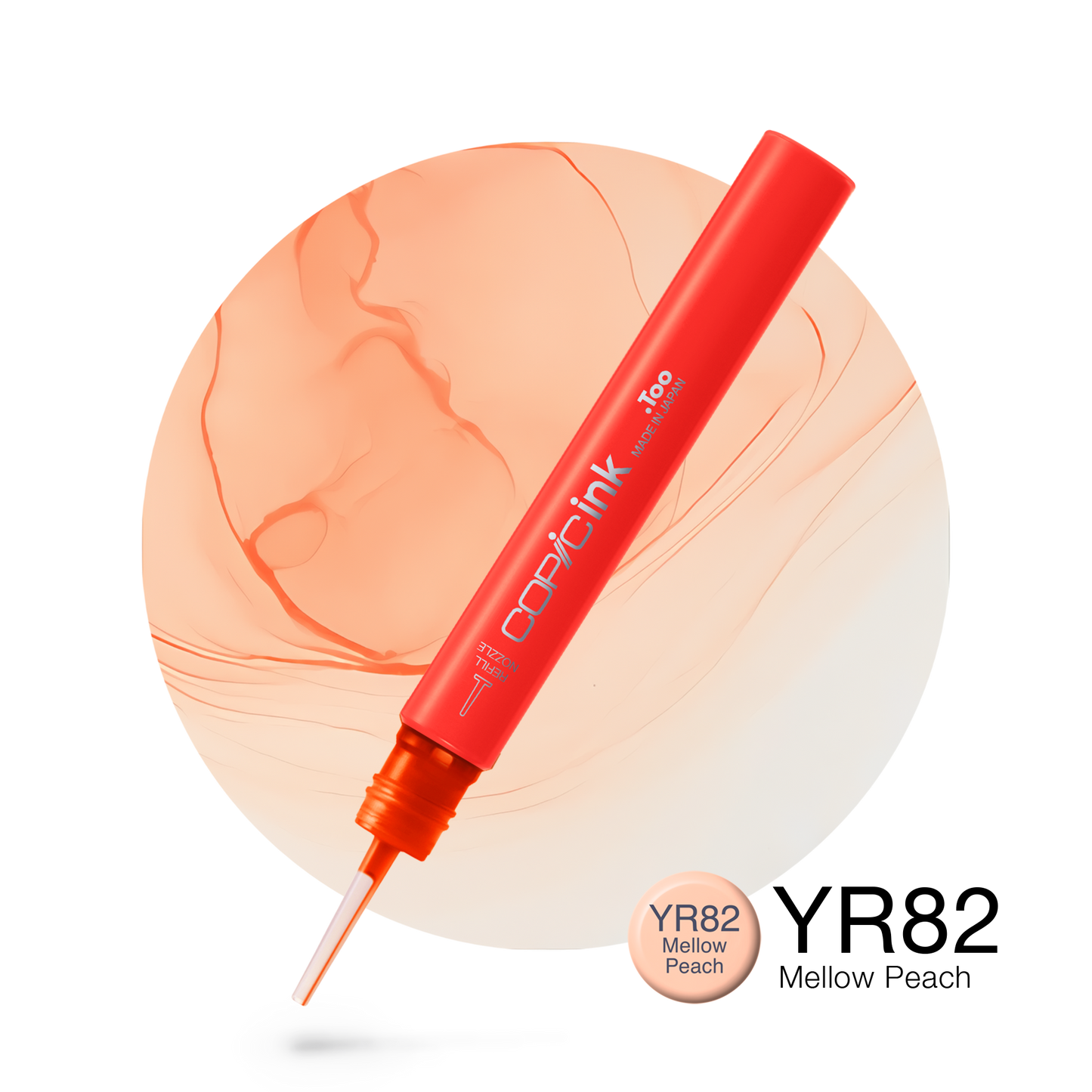 Copic Ink Refill YR82 Mellow Peach <inline style="float: right; margin-right: 10px; background-color: rgb(249, 192, 185);">&nbsp;&nbsp;&nbsp;&nbsp;&nbsp;&nbsp; </inline>