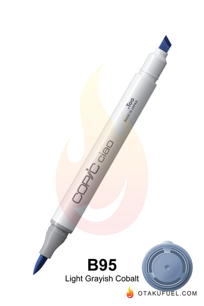 Copic Ciao B95 Light Grayish Cobalt <inline style="float: right; margin-right: 10px; background-color: rgb(115, 165, 198);">&nbsp;&nbsp;&nbsp;&nbsp;&nbsp;&nbsp; </inline>