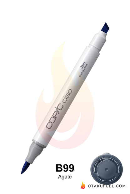 Copic Ciao B99 Agate <inline style="float: right; margin-right: 10px; background-color: rgb(20, 84, 128);">&nbsp;&nbsp;&nbsp;&nbsp;&nbsp;&nbsp; </inline>