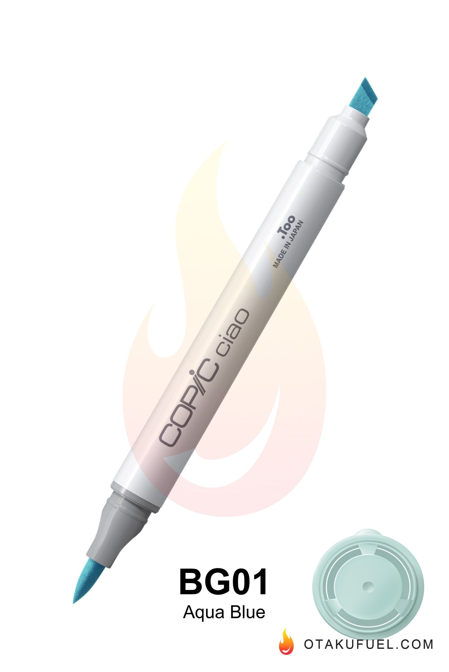 Copic Ciao BG01 Aqua Blue <inline style="float: right; margin-right: 10px; background-color: rgb(200, 228, 249);">&nbsp;&nbsp;&nbsp;&nbsp;&nbsp;&nbsp; </inline>