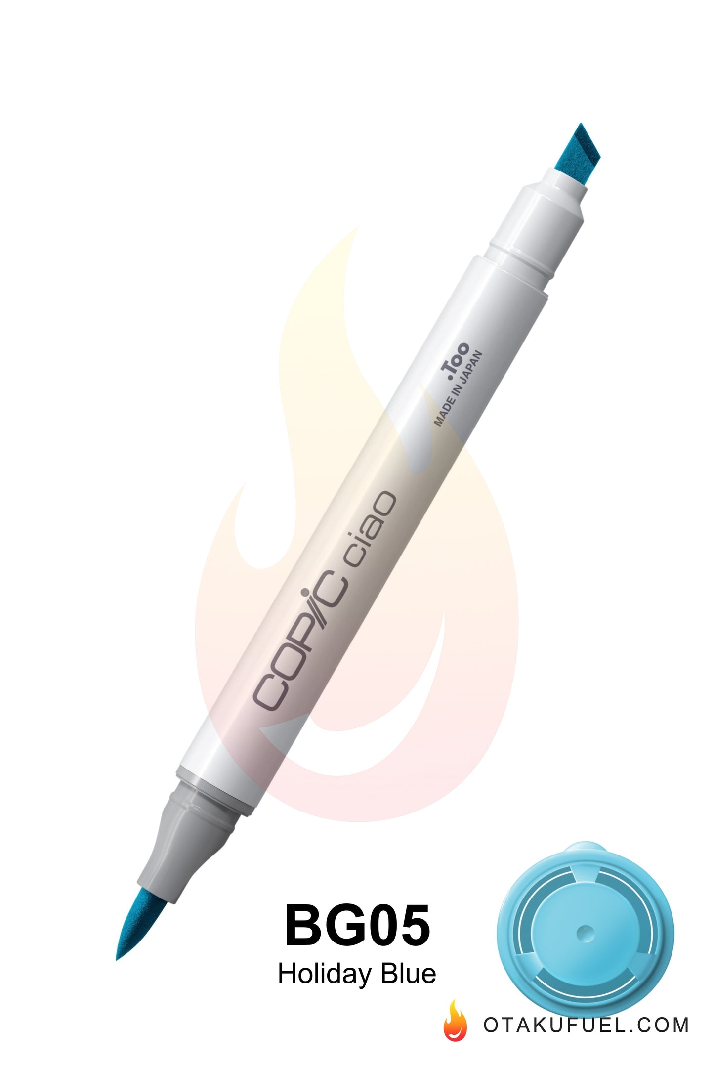 Copic Ciao BG05 Holiday Blue <inline style="float: right; margin-right: 10px; background-color: rgb(130, 209, 226);">&nbsp;&nbsp;&nbsp;&nbsp;&nbsp;&nbsp; </inline>