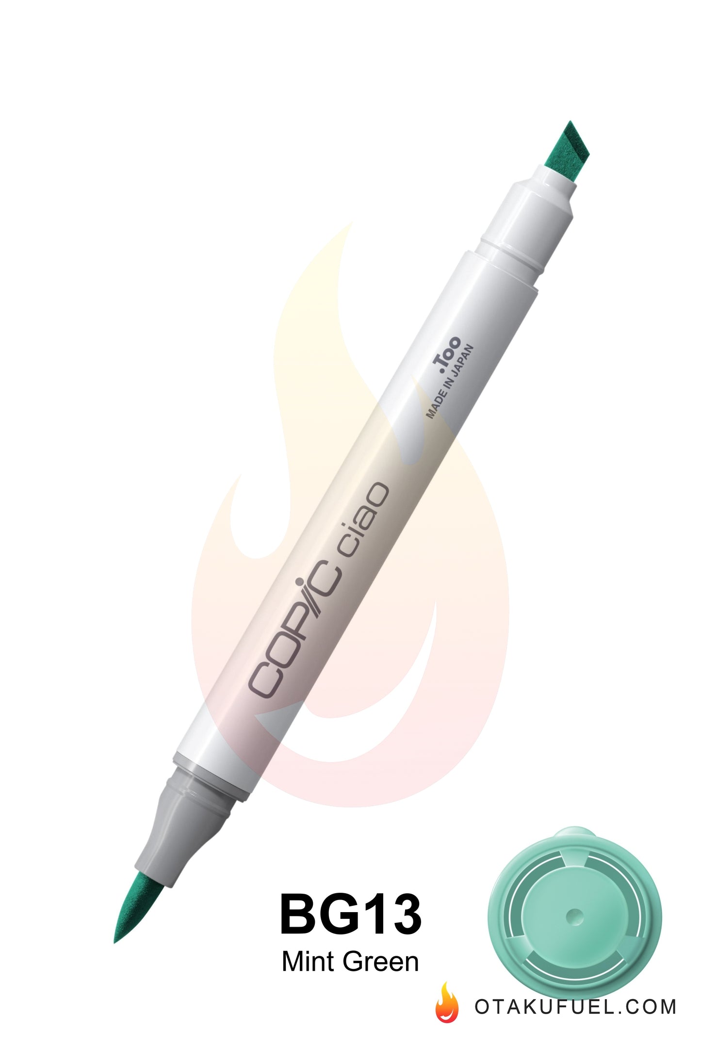 Copic Ciao BG13 Mint Green <inline style="float: right; margin-right: 10px; background-color: rgb(196, 230, 232);">&nbsp;&nbsp;&nbsp;&nbsp;&nbsp;&nbsp; </inline>