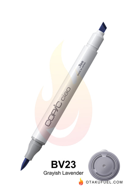 Copic Ciao BV23 Grayish Lavender <inline style="float: right; margin-right: 10px; background-color: rgb(177, 192, 221);">&nbsp;&nbsp;&nbsp;&nbsp;&nbsp;&nbsp; </inline>