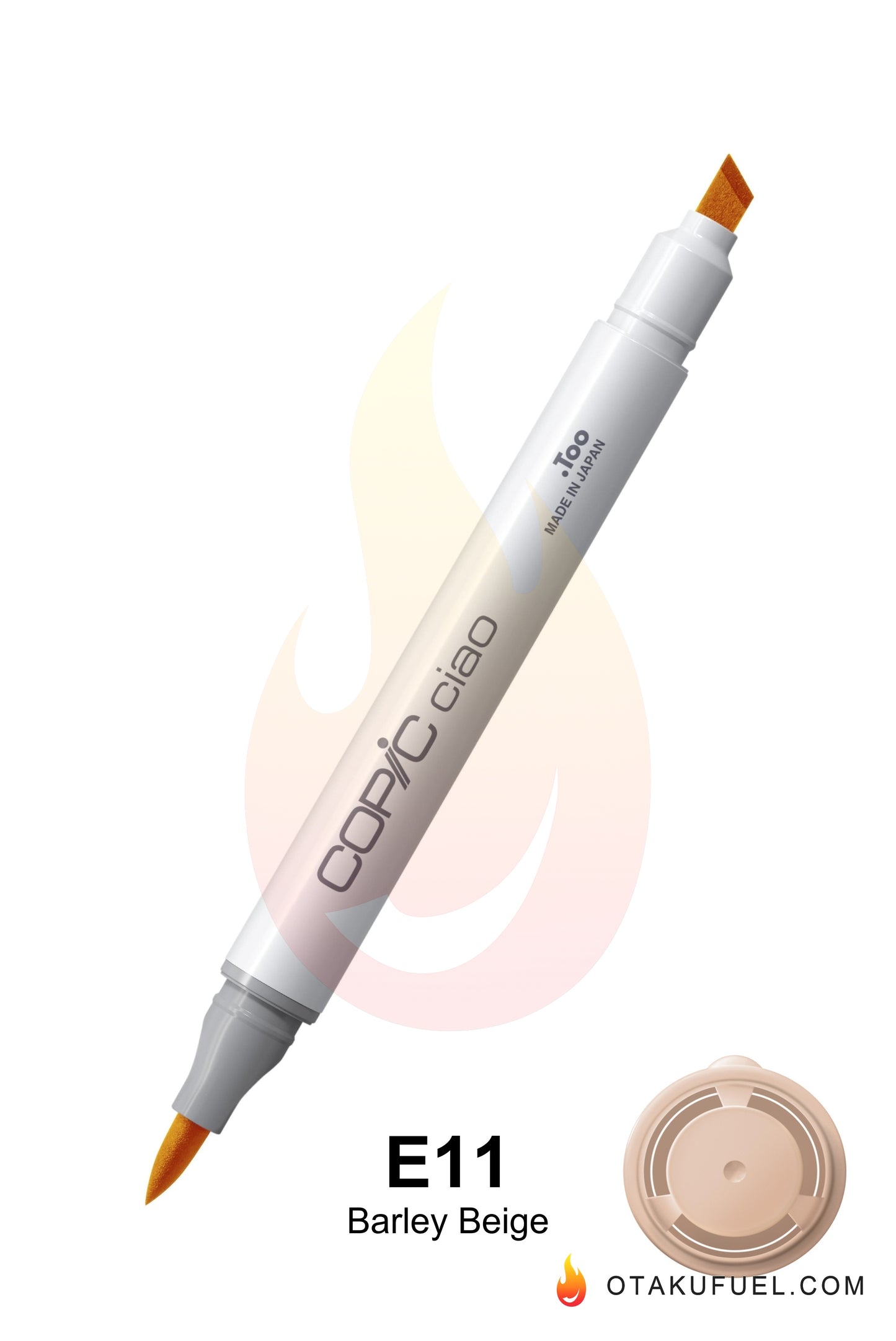 Copic Ciao E11 Barley Beige <inline style="float: right; margin-right: 10px; background-color: rgb(254, 231, 215);">&nbsp;&nbsp;&nbsp;&nbsp;&nbsp;&nbsp; </inline>