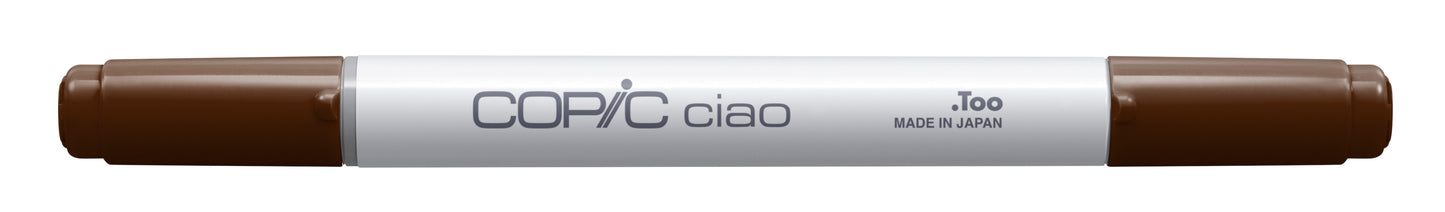 Copic Ciao E47 Dark Brown <inline style="float: right; margin-right: 10px; background-color: rgb(202, 103, 84);">&nbsp;&nbsp;&nbsp;&nbsp;&nbsp;&nbsp; </inline>