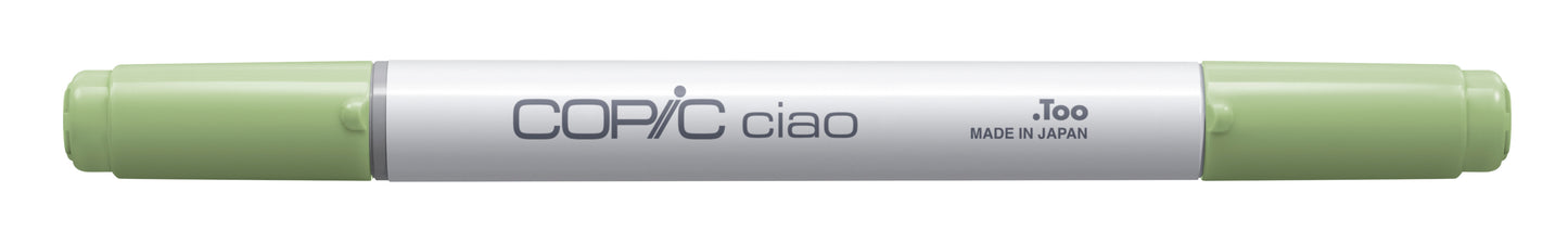 Copic Ciao G21 Lime Green <inline style="float: right; margin-right: 10px; background-color: rgb(196, 228, 205);">&nbsp;&nbsp;&nbsp;&nbsp;&nbsp;&nbsp; </inline>