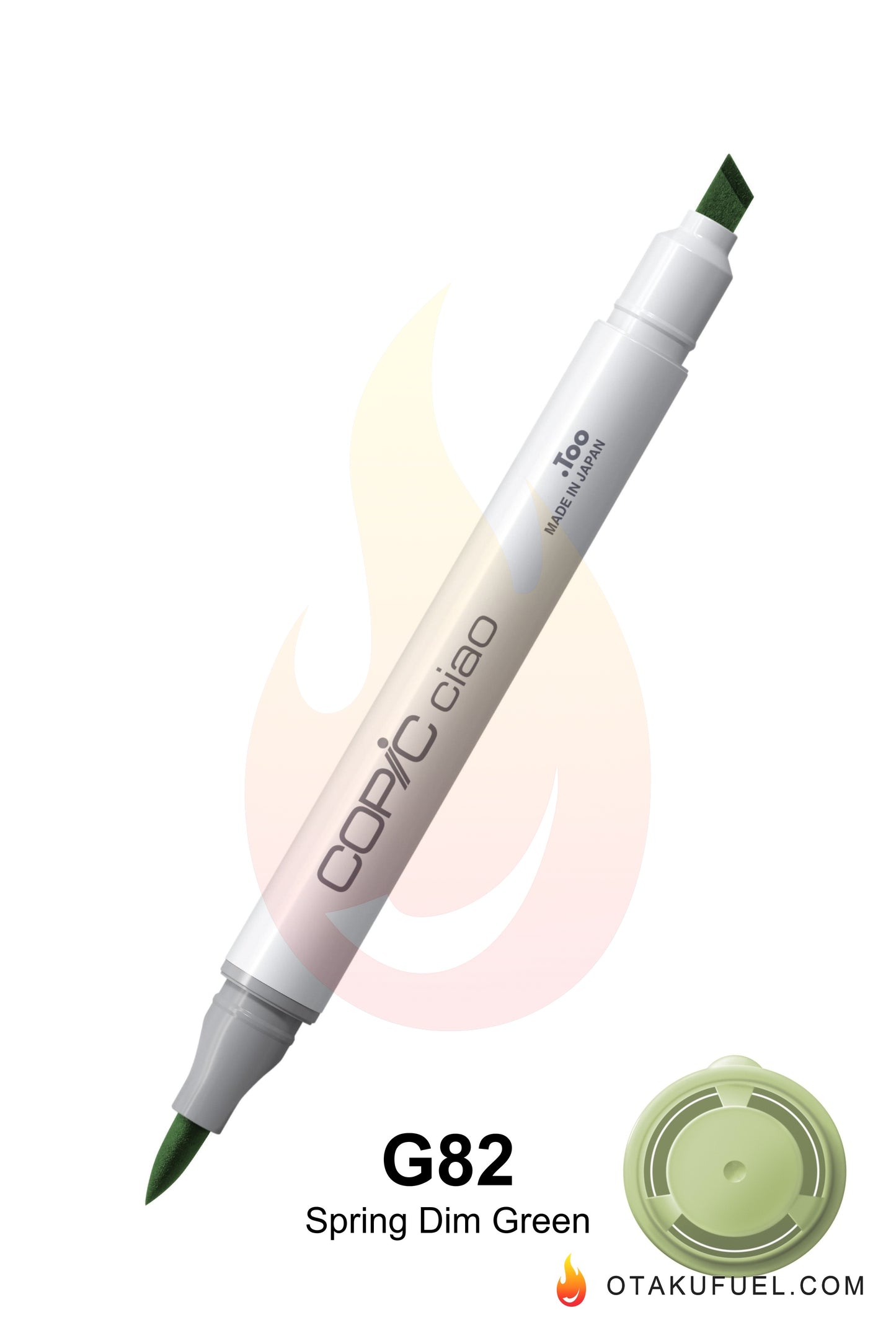 Copic Ciao G82 Spring Dim Green <inline style="float: right; margin-right: 10px; background-color: rgb(226, 240, 216);">&nbsp;&nbsp;&nbsp;&nbsp;&nbsp;&nbsp; </inline>