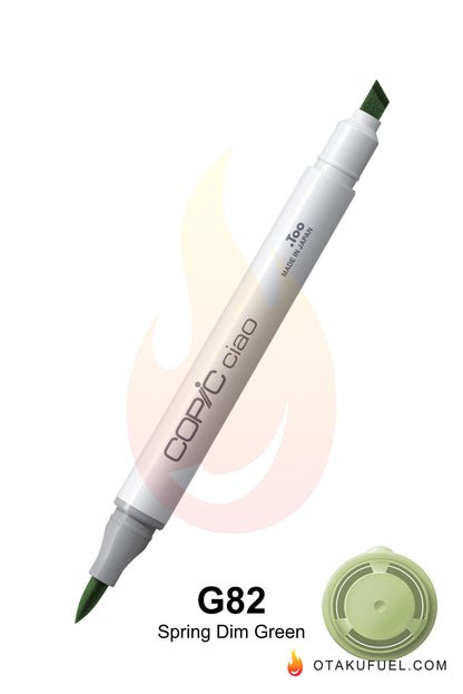 Copic Ciao G82 Spring Dim Green <inline style="float: right; margin-right: 10px; background-color: rgb(226, 240, 216);">&nbsp;&nbsp;&nbsp;&nbsp;&nbsp;&nbsp; </inline>