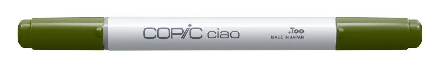 Copic Ciao G94 Grayish Olive <inline style="float: right; margin-right: 10px; background-color: rgb(152, 167, 134);">&nbsp;&nbsp;&nbsp;&nbsp;&nbsp;&nbsp; </inline>