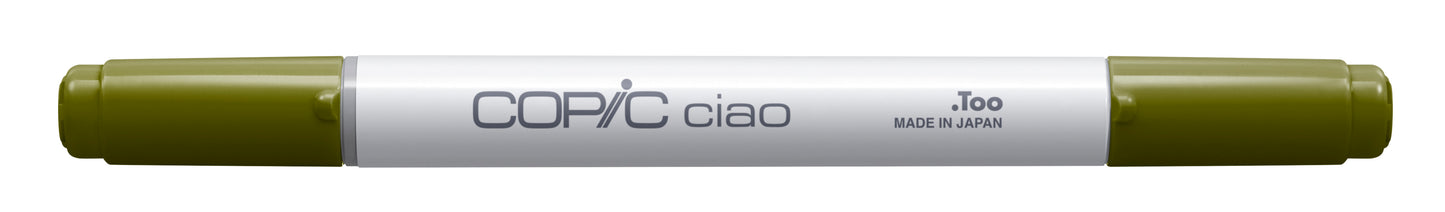 Copic Ciao G99 Olive <inline style="float: right; margin-right: 10px; background-color: rgb(95, 126, 58);">&nbsp;&nbsp;&nbsp;&nbsp;&nbsp;&nbsp; </inline>