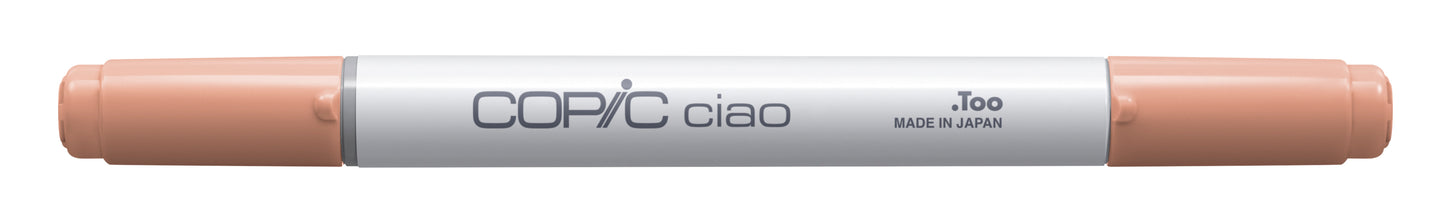 Copic Ciao R02 Rose Salmon <inline style="float: right; margin-right: 10px; background-color: rgb(253, 211, 199);">&nbsp;&nbsp;&nbsp;&nbsp;&nbsp;&nbsp; </inline>