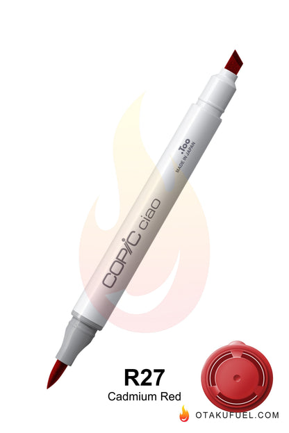 Copic Ciao R27 Cadmium Red <inline style="float: right; margin-right: 10px; background-color: rgb(241, 80, 98);">&nbsp;&nbsp;&nbsp;&nbsp;&nbsp;&nbsp; </inline>