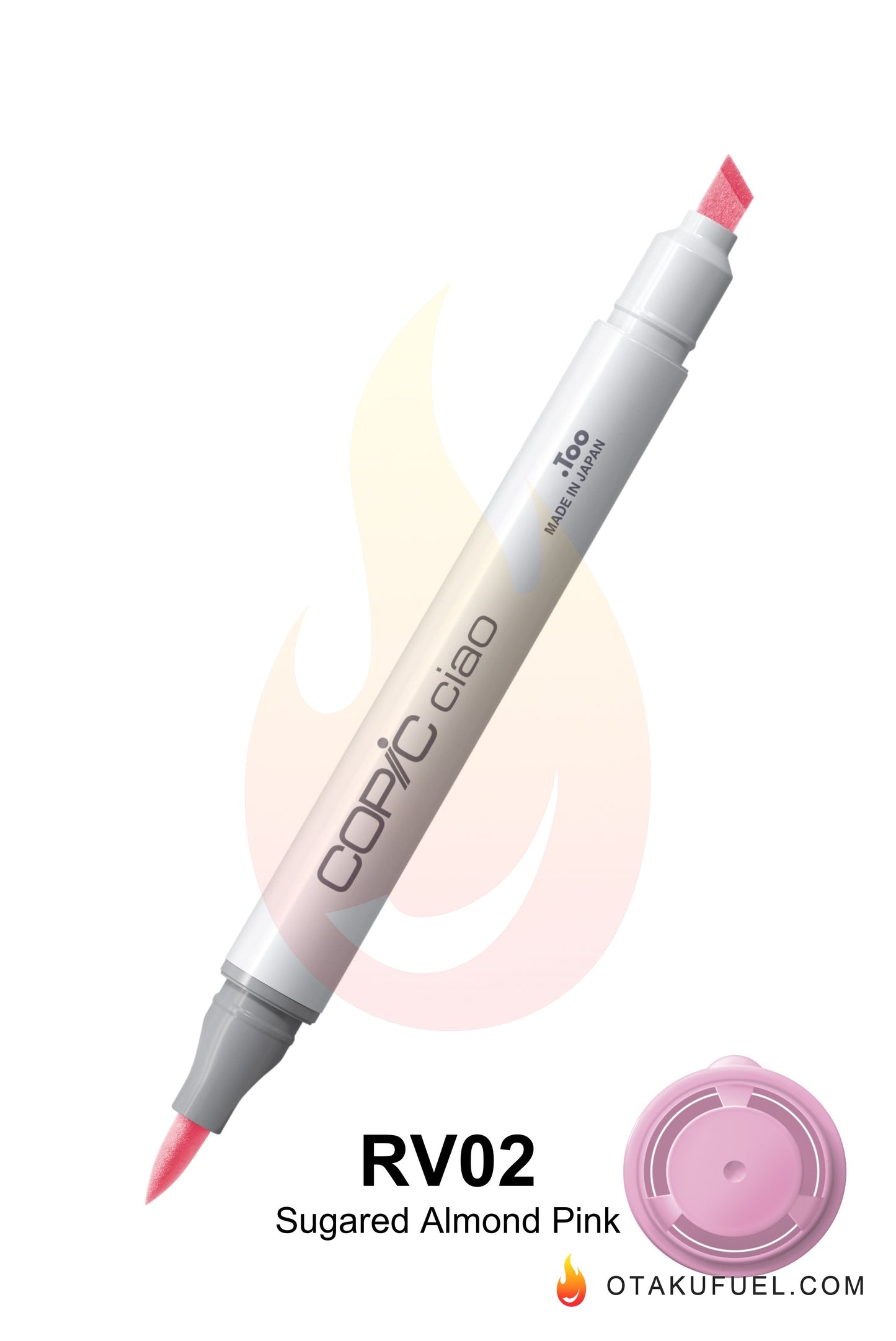 Copic Ciao RV02 Sugared Almond Pink <inline style="float: right; margin-right: 10px; background-color: rgb(250, 213, 230);">&nbsp;&nbsp;&nbsp;&nbsp;&nbsp;&nbsp; </inline>