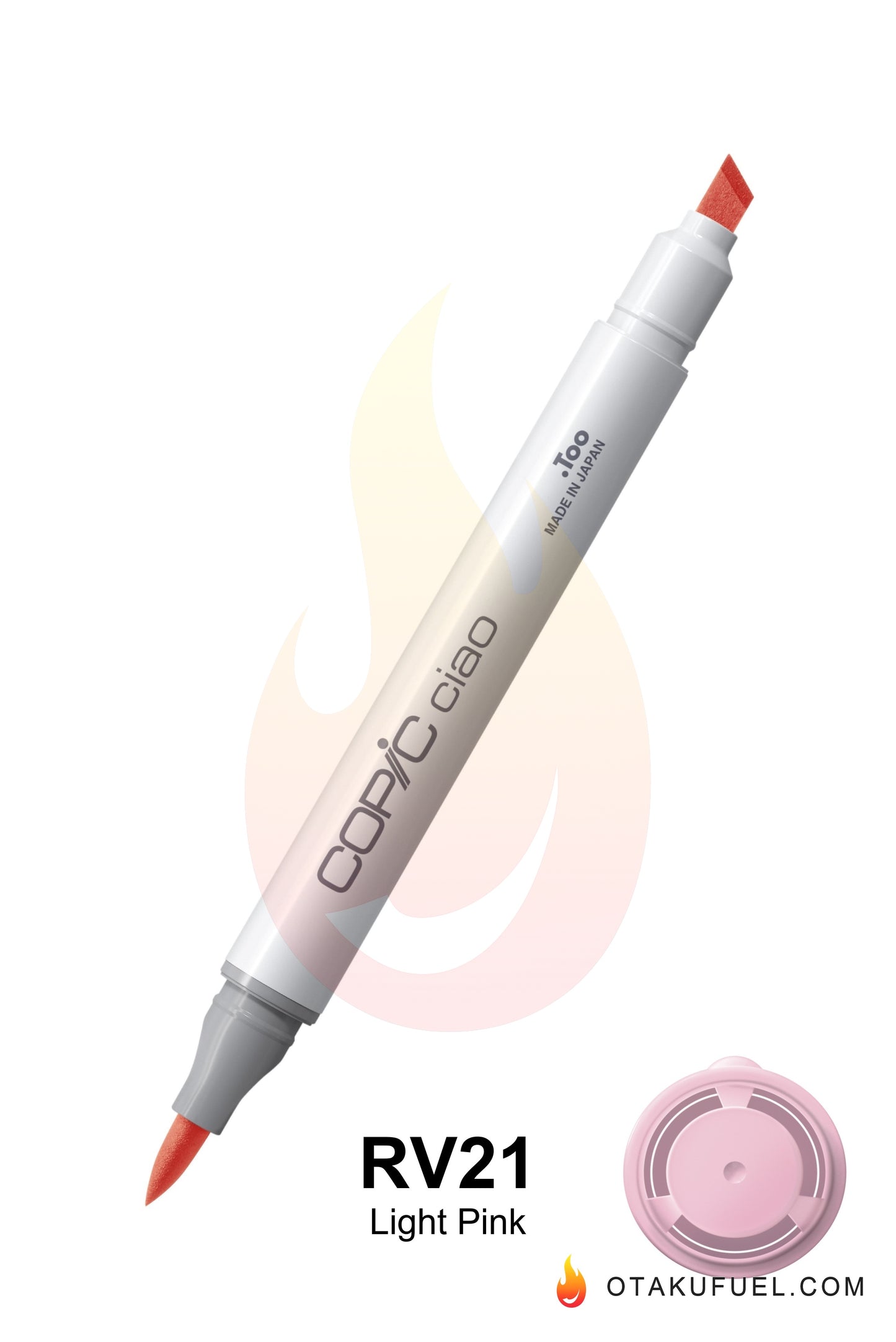 Copic Ciao RV21 Light Pink <inline style="float: right; margin-right: 10px; background-color: rgb(253, 232, 231);">&nbsp;&nbsp;&nbsp;&nbsp;&nbsp;&nbsp; </inline>
