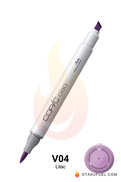 Copic Ciao V04 Lilac <inline style="float: right; margin-right: 10px; background-color: rgb(230, 170, 206);">&nbsp;&nbsp;&nbsp;&nbsp;&nbsp;&nbsp; </inline>