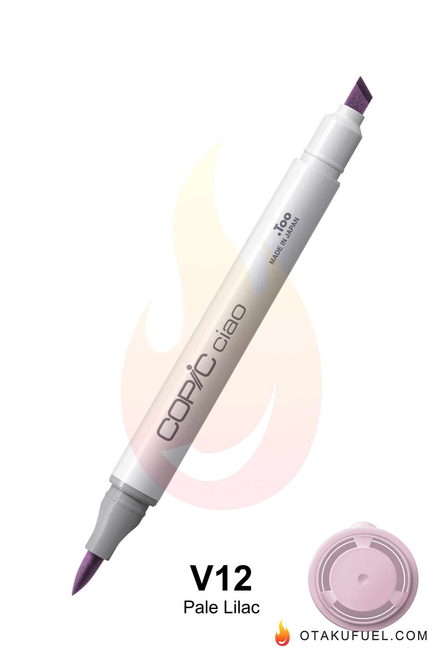 Copic Ciao V12 Pale Lilac <inline style="float: right; margin-right: 10px; background-color: rgb(230, 170, 206);">&nbsp;&nbsp;&nbsp;&nbsp;&nbsp;&nbsp; </inline>