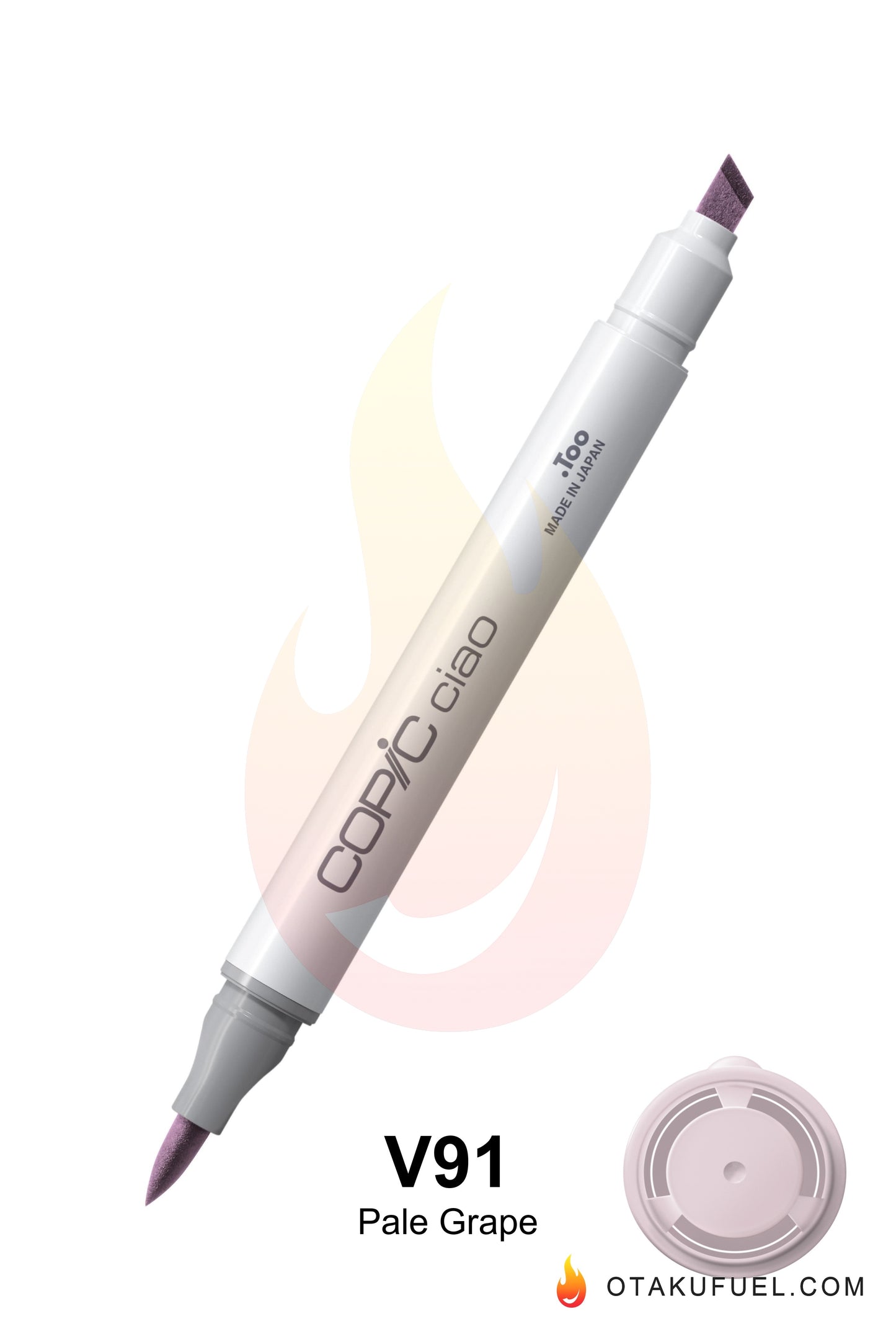 Copic Ciao V91 Pale Grape <inline style="float: right; margin-right: 10px; background-color: rgb(232, 196, 208);">&nbsp;&nbsp;&nbsp;&nbsp;&nbsp;&nbsp; </inline>