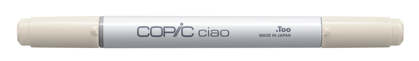 Copic Ciao W0 Warm Gray No. 0 <inline style="float: right; margin-right: 10px; background-color: rgb(243, 243, 233);">&nbsp;&nbsp;&nbsp;&nbsp;&nbsp;&nbsp; </inline>