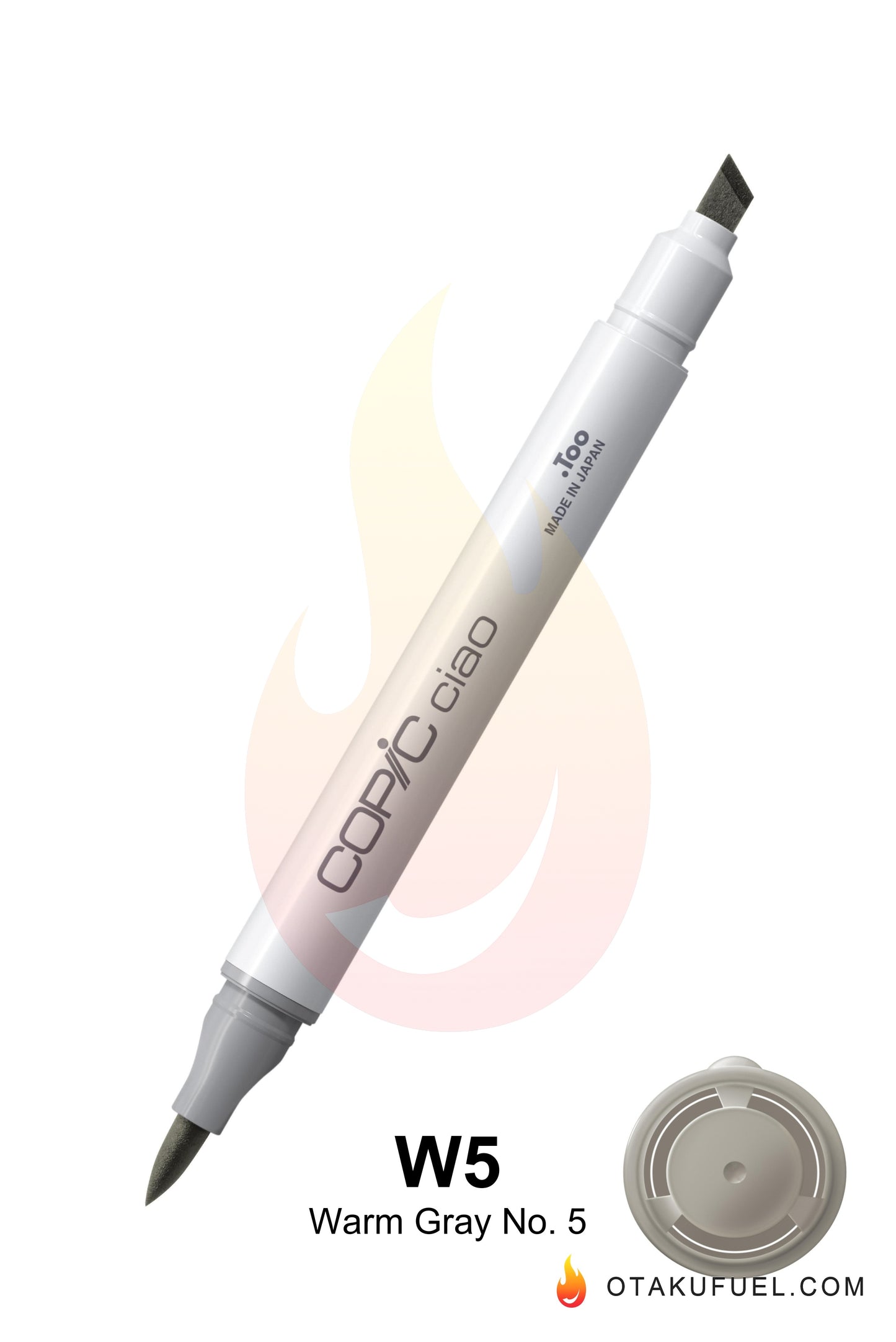 Copic Ciao W5 Warm Gray No. 5 <inline style="float: right; margin-right: 10px; background-color: rgb(167, 166, 161);">&nbsp;&nbsp;&nbsp;&nbsp;&nbsp;&nbsp; </inline>