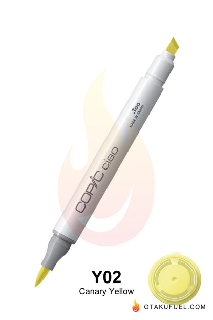 Copic Ciao Y02 Canary Yellow <inline style="float: right; margin-right: 10px; background-color: rgb(246, 242, 151);">&nbsp;&nbsp;&nbsp;&nbsp;&nbsp;&nbsp; </inline>