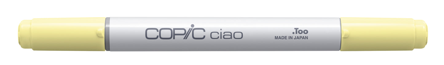 Copic Ciao Y11 Pale Yellow <inline style="float: right; margin-right: 10px; background-color: rgb(253, 252, 202);">&nbsp;&nbsp;&nbsp;&nbsp;&nbsp;&nbsp; </inline>